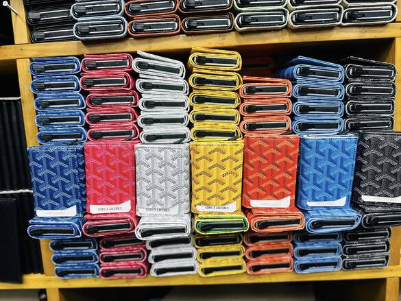 Toptan GOYARD Baskılı Mekanizmalı Otomaik Cüzdan 