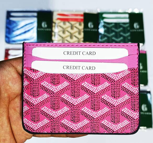 Toptan Goyard Victoria Renkli Kartlık Cüzdan 