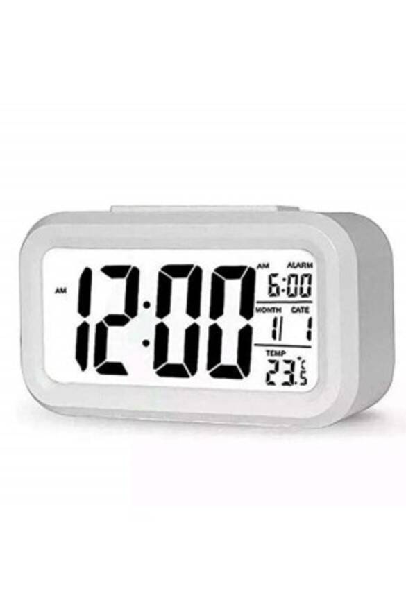 Toptan Kare Model Led Ekranlı Dijital Alarm'lı Masa Saati 
