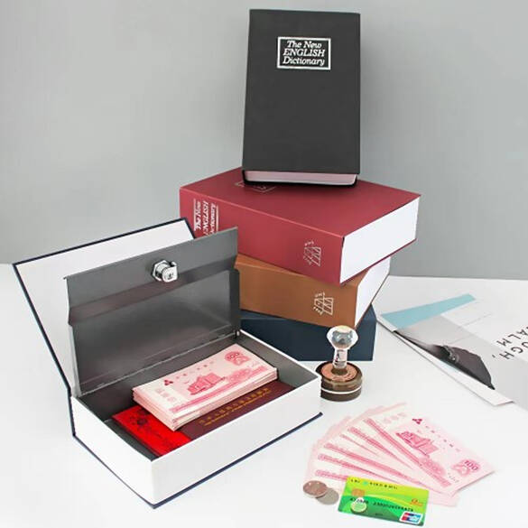 Toptan Kitap Tasarımlı Metal Kumbara 