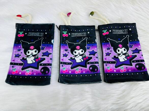 Toptan Kuromi Kalemlik Bez Cüzdan