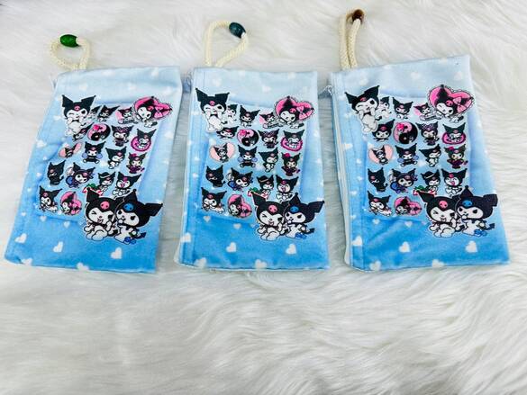 Toptan Kuromi Kalemlik Bez Cüzdan