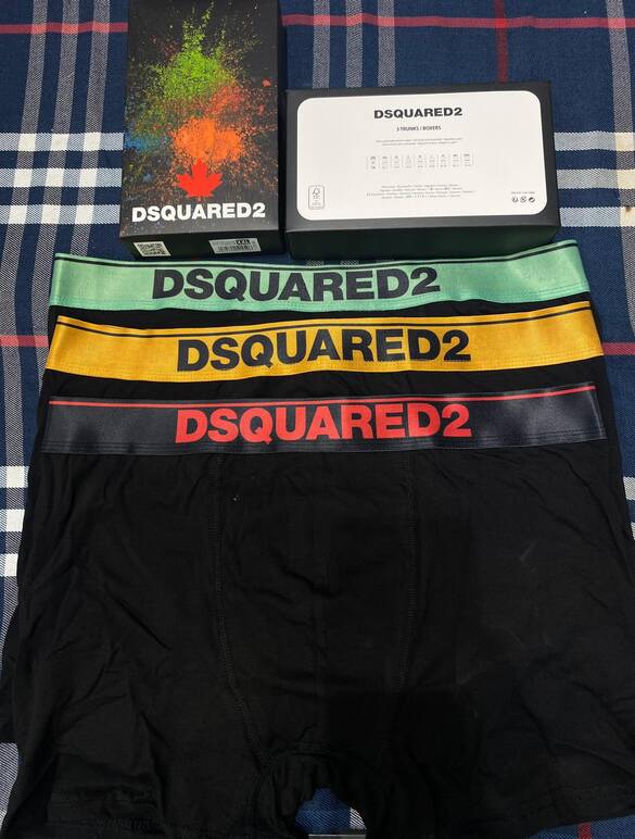 Toptan Kutulu Markalı Pamuklu Erkek 3lü Boxer İç Çamaşırı 