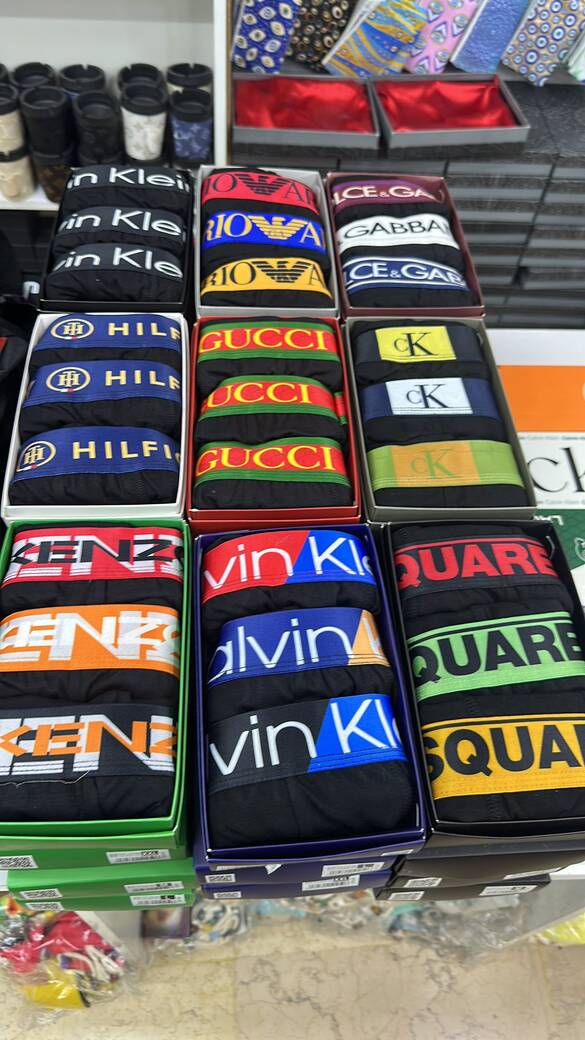 Toptan Kutulu Markalı Pamuklu Erkek 3lü Boxer İç Çamaşırı 