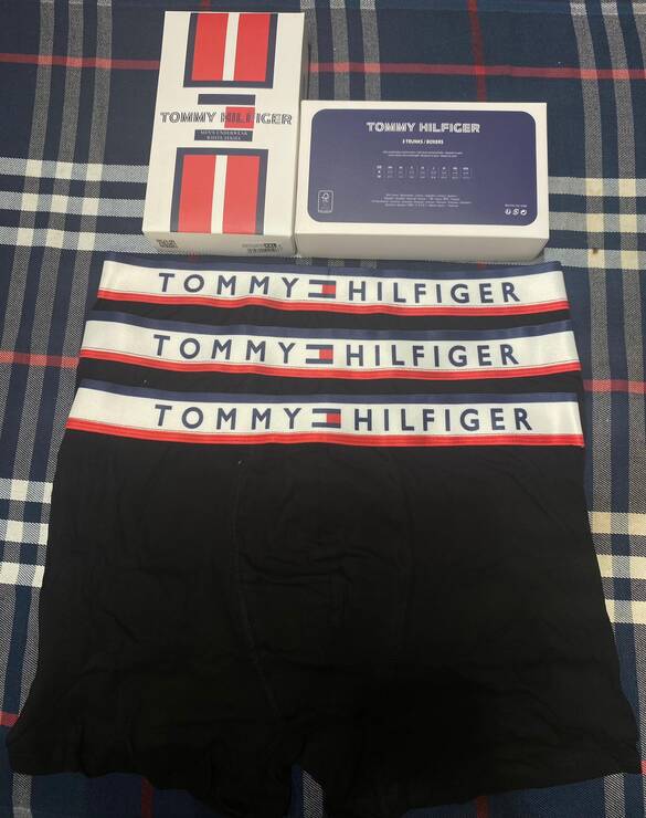 Toptan Kutulu Markalı Pamuklu Erkek 3lü Boxer İç Çamaşırı 