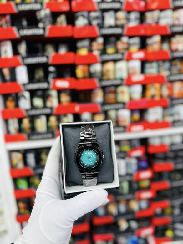 Toptan Kutulu Patek Philippe Model Takvimli Metal Kol Saati 