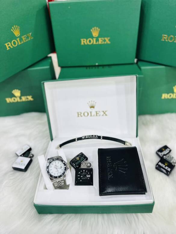 Toptan Kutulu Yazılı Çelik Saat Set Takımı