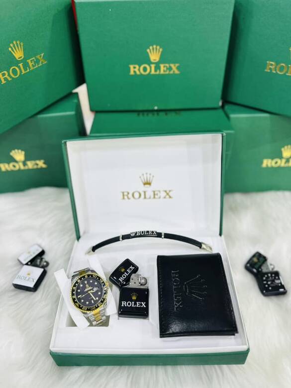 Toptan Kutulu Yazılı Çelik Saat Set Takımı