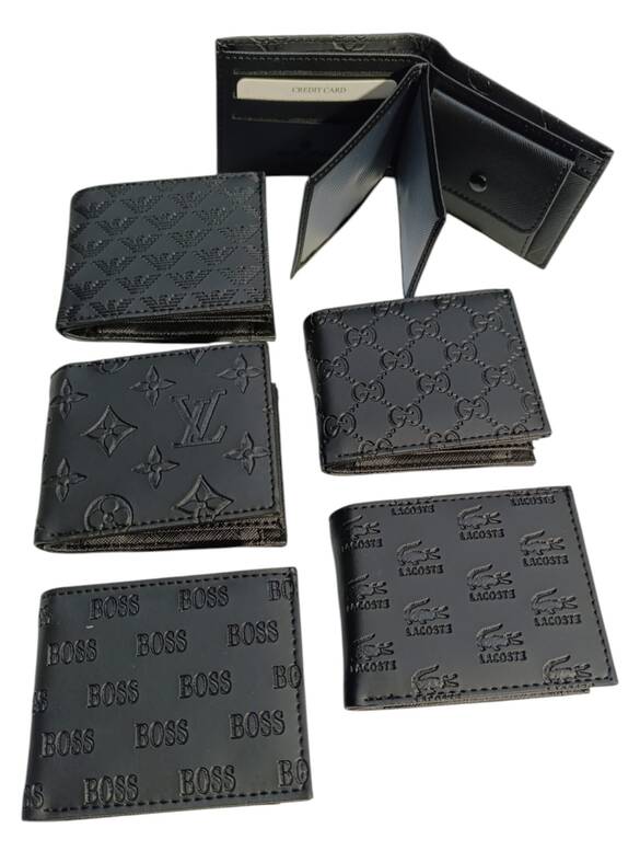 Toptan Mat Kumaş Markalı Mix Model Cüzdan 