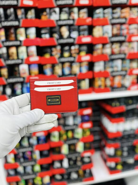 Toptan Metal Logo Baskılı Kartlık Cüzdan 