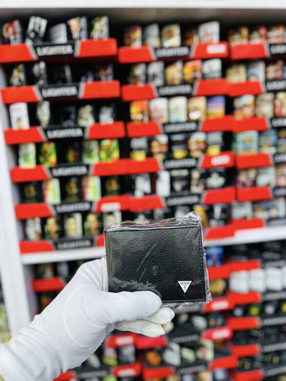 Toptan Metal Logolu Baskı Markalı Para Cüzdanı 