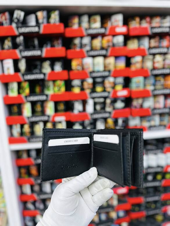 Toptan Metal Logolu Baskı Markalı Para Cüzdanı 