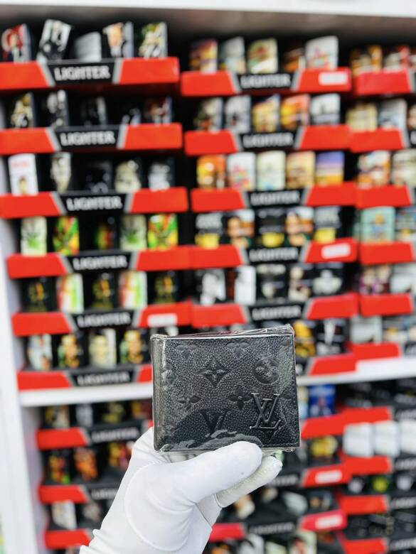 Toptan Metal Logolu Baskı Markalı Para Cüzdanı 