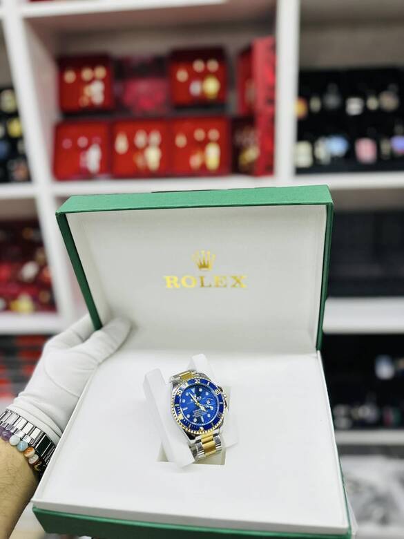 Toptan Özel Tekli Kutulu Takvimli Yazılı Lüx Metal Saat