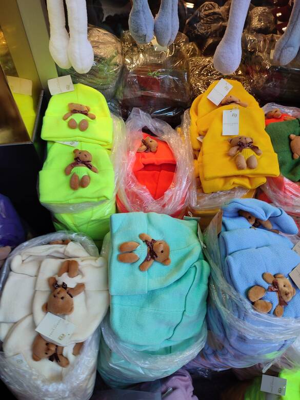 Toptan Peluş Ayıcıklı Bere 