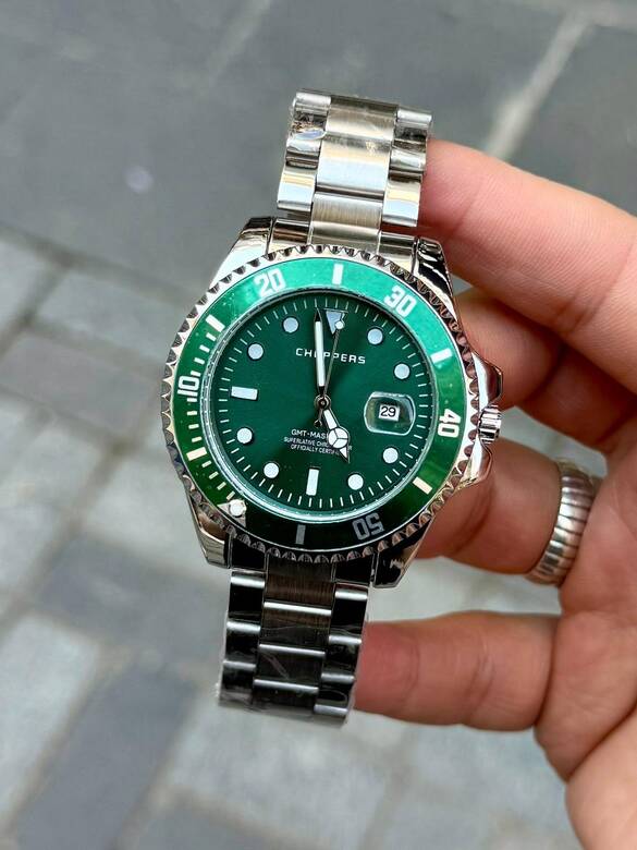 Toptan Rolex Kasa Takvimli Erkek Lüx Metal Kol SAATİ 