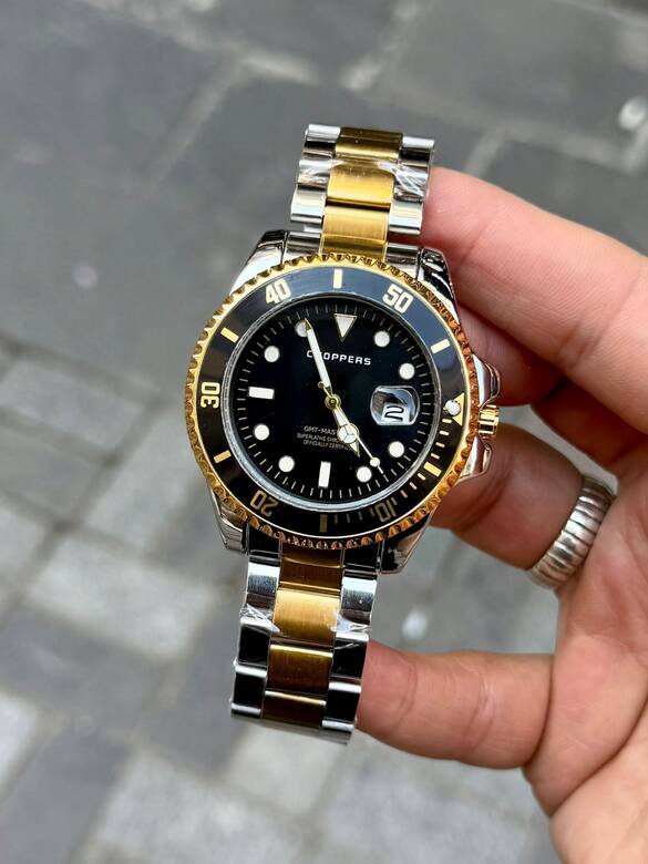 Toptan Rolex Kasa Takvimli Erkek Lüx Metal Kol SAATİ 