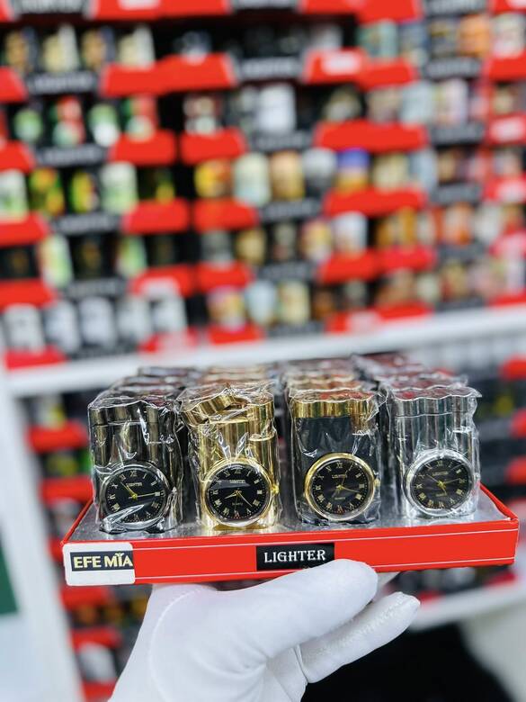 Toptan Saatli Gazlı Çakmak 