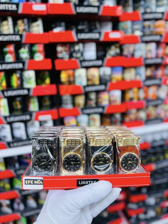 Toptan Saatli Gazlı Çakmak 