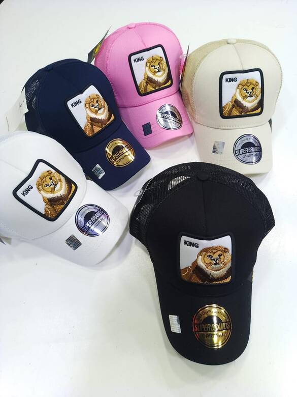 Toptan Safari Hayvan Figürlü Pamuklu Baskılı Lüx Şapka