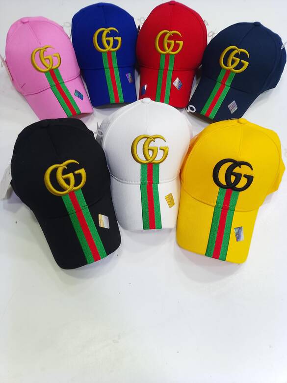 Toptan Şerit Çizgili Lüx Yazılı Pamuklu Şapka