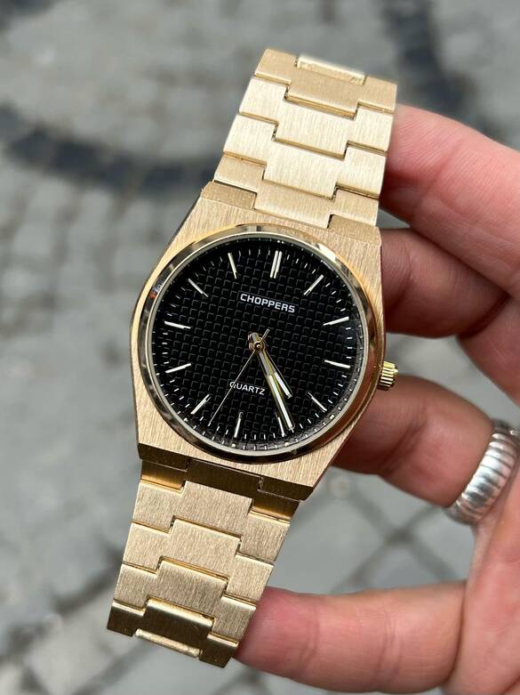 Toptan TİSSOD Modeli Choppers Yazılı Erkek Metal Saat 