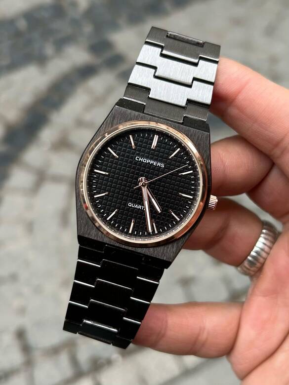 Toptan TİSSOD Modeli Choppers Yazılı Erkek Metal Saat 