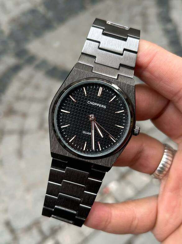 Toptan TİSSOD Modeli Choppers Yazılı Erkek Metal Saat 