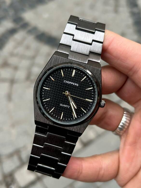 Toptan TİSSOD Modeli Choppers Yazılı Erkek Metal Saat 