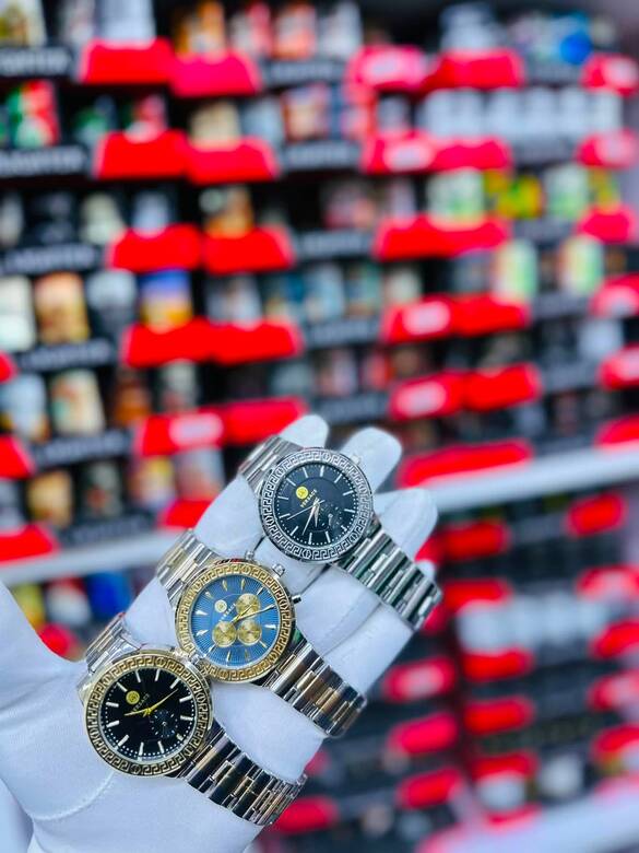 Toptan VERSACE Model Erkek Çelik Saat 