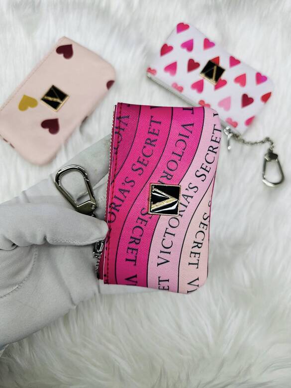 Toptan Victoria's SECRET Anahtarlık Aparatlı Bayan Cüzdanı 