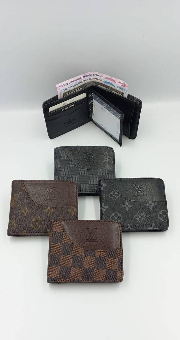 Toptan Yazılı Lüx Model Erkek Cüzdanı 