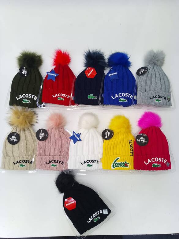 Toptan Yazılı Nakışlı Ponponlu Bayan Bere Mix Model