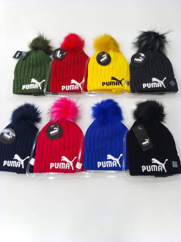 Toptan Yazılı Nakışlı Ponponlu Bayan Bere Mix Model