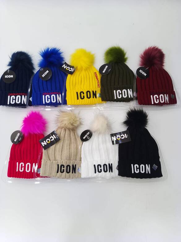 Toptan Yazılı Nakışlı Ponponlu Bayan Bere Mix Model