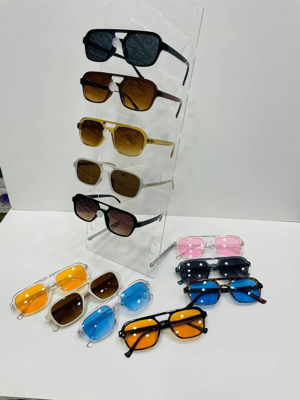 Toptan Trend Model Unisex Renkli Gözlük 