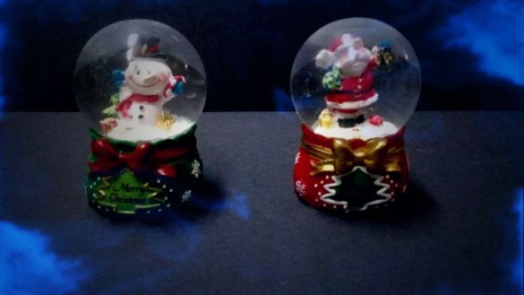 Toptan Ufak Boy Noel Sulu Kar Küresi (FANUS)